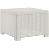 1- vietis Sodas Sofas Ratanas PP Balta 55 x 55 x 39 cm