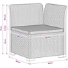 1-Vietis Sodo Sofas, Atrodo kaip Ratano PP Balta