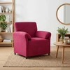 1 vietos sofa Vyno raudona 88 x 83 x 95 cm Aksomas