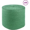 10 vnt. 2 mm Žalia 100% Tossa jutas