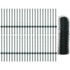 Hexagonal Fence with Post 100 x 0,6 m PVC dengtas plienas Žalia