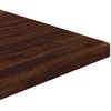 110 x 55 x 75 cm Kietos akacijos mediena Tamsiai ruda ir juoda