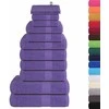Rankšluostis Rankšluosčių rinkinys, 12vnt., violetiniai, 1medvilnė, 360g/m²