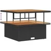Sodo Sofų Rinkinys 12 vnt. 11-Vietų skaičius Juoda ir kreminė