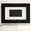 TV staliukas TV spintelių komplektas 8 pcs Juodas ąžuolas 100 x 30 x 30 cm