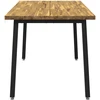 Kvadratinis valgomojo stalas 140 x 70 x 75 cm