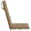 2 dalių aukštų atlošų kėdžių pagalvės GEMERT 2 pcs Taupe