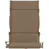 2 dalių aukštų atlošų kėdžių pagalvės GEMERT 2 pcs Taupe