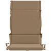 2 dalių aukštų atlošų kėdžių pagalvės GEMERT 2 pcs Taupe