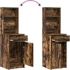 Makiažo stalas 2 vnt. Ruda 78,5 x 41 x 135 cm Apdirbta mediena