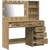 Makiažo stalas Ruda 78.5 x 41 x 135 cm Apdirbta mediena