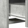 Makiažo stalas 2 pcs Pilka 50 x 41 x 135 cm Apdirbta mediena