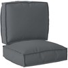 Pallet pagalvių rinkinys 2 pcs Antracitas Oksfordo audinys