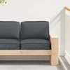 Pallet pagalvių rinkinys 2 pcs Antracitas Oksfordo audinys