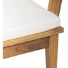 Lauko baldų komplektas Sodo suolo ir stalo komplektas 2 pcs Kremas ir rudas