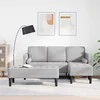 Sofa Sofos komplektas 2 pcs Debesų pilka 173 x 131 x 67 cm