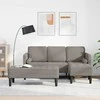 Sofa Sofos komplektas su pagalve 2 pcs Taupe Poliesteris