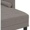 Sofa Sofos komplektas su pagalve 2 pcs Taupe Poliesteris