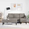 Sofa Sofos komplektas su pagalve 2 pcs Taupe Poliesteris