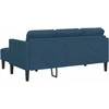 Sofa Sofos komplektas 2 vnt. Mėlyna Poliesteris