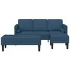 Sofa Sofos komplektas 2 vnt. Mėlyna Poliesteris