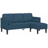 Sofa Sofos komplektas 2 vnt. Mėlyna Poliesteris