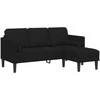Sofa Sofos komplektas 2 vnt. Juoda Poliesteris