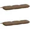 2 dalių suoliuko pagalvės VIANEN 100% poliesteris Taupe