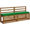 2 dalių suoliuko pagalvės VUGHT 2 pcs 100% poliesteris Žalia