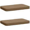 2 dalių suoliuko pagalvės VUGHT 2 vnt. 100% poliesteris Taupe
