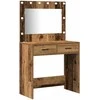 Makiažo stalas Ruda 78.5 x 41 x 135 cm Apdirbta mediena