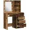 Makiažo stalas 2 pcs Ruda 50 x 41 x 135 cm Apdirbta mediena