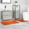 Antisklidus vonios kilimėlių rinkinys 2 pcs Oranžinė PP