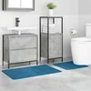 Antisklidus vonios kilimėlių rinkinys 2 pcs Mėlyna PP