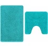 Antisklidus vonios kilimėlių rinkinys 2 pcs Turkio PP