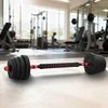 2-in-1 hantelių ir štangos rinkinys 30 kg Juoda ir raudona
