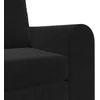 Sofa lova Juoda 98 x 71 x 83 cm Aksomas