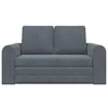 Sofa lova Tamsiai pilka 148 x 71 x 83 cm Aksomas