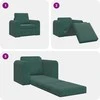 Sofa lova Tamsiai žalia 98 x 71 x 83 cm Aksomas