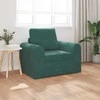 Sofa lova Tamsiai žalia 98 x 71 x 83 cm Aksomas