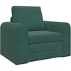 Sofa lova Tamsiai žalia 98 x 71 x 83 cm Aksomas