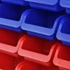 2 Įrankių Sienelės su Plastikinėmis Dėžutėmis, Mėlyna ir Raudona