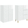 2 pcs Itin blizgi balta
