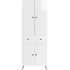 2 pcs Itin blizgi balta