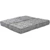 Modulinė sofa 2 pcs Šviesiai pilka 140 x 70 x 36 cm Audinys