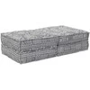 Modulinė sofa 2 pcs Šviesiai pilka 140 x 70 x 36 cm Audinys