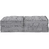 Modulinė sofa 2 pcs Šviesiai pilka 140 x 70 x 36 cm Audinys