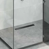2 viename dušo nutekėjimas Juoda 50 cm Nerūdijantis plienas 304