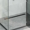 2 viename dušo nutekėjimas Juoda 90 cm Nerūdijantis plienas 304