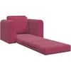 Sofa lova Vyno raudona 98 x 71 x 83 cm Aksomas